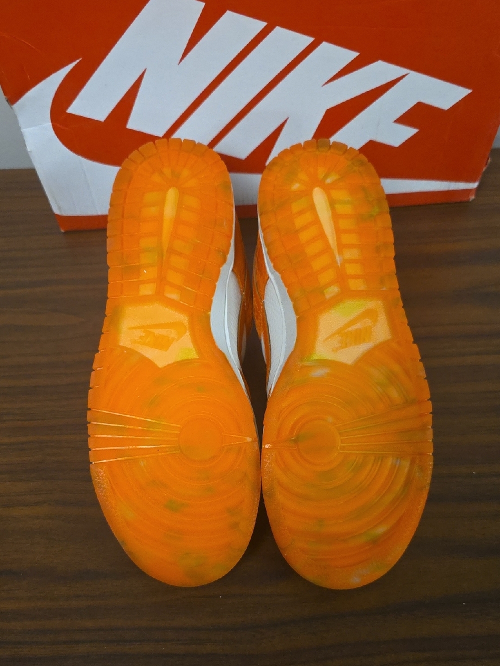 Nike Dunk Low Cracked Orange Women's Size 8 FN7773-001 New - Picture 6 of 9